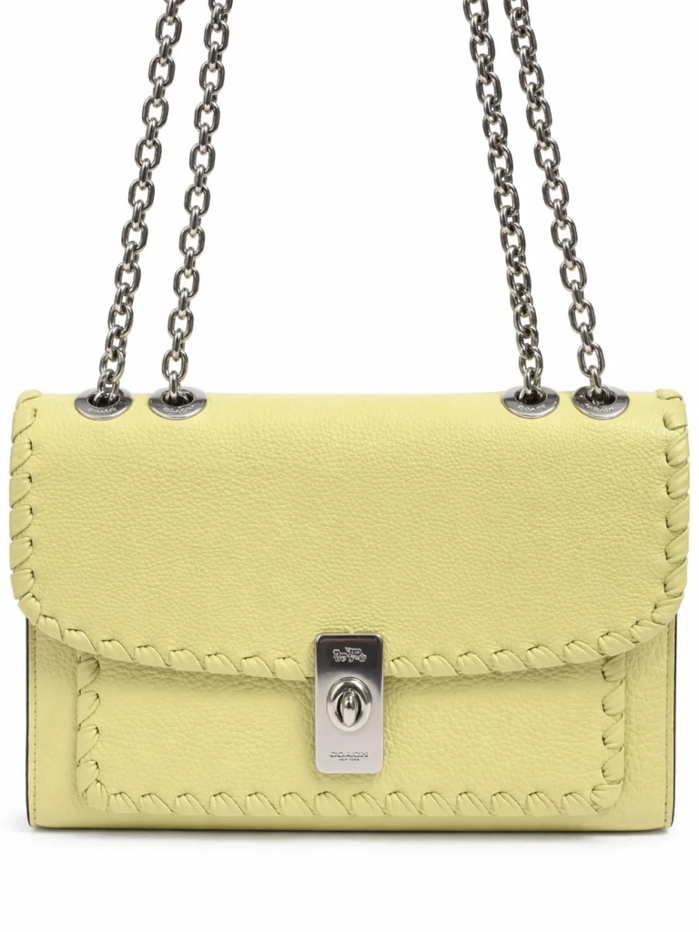 Coach Leather Crossbody Bag in Lime Green - Picture 6 of 7
